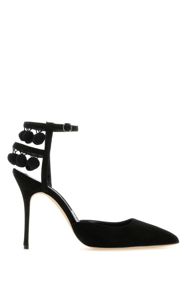 Black suede Tumusami pumps - 1