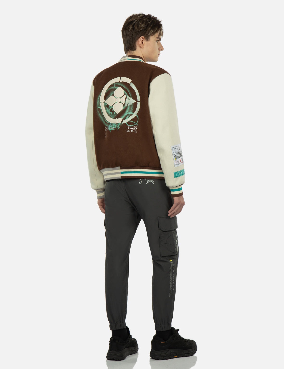 Seagull Print Cargo Pants - 4