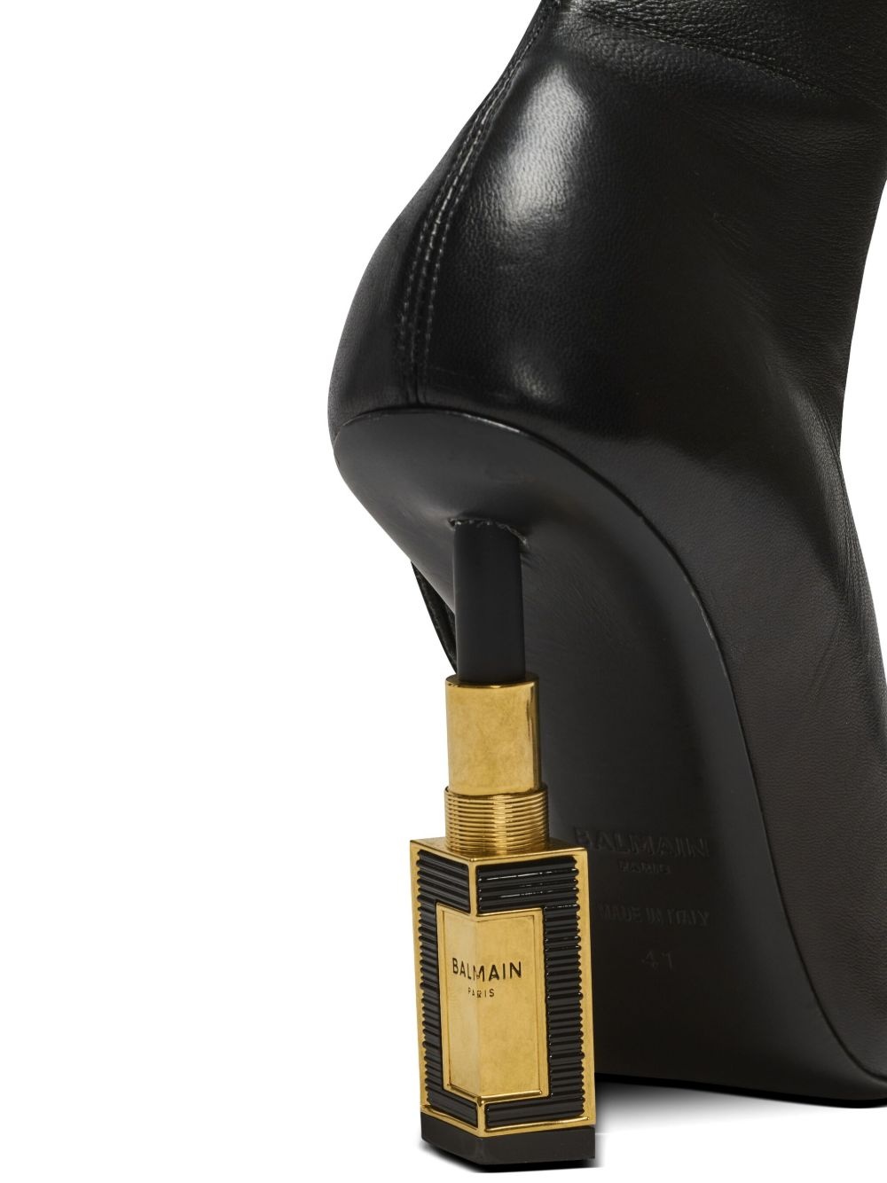 Lipstick thigh-length leather boots - 4