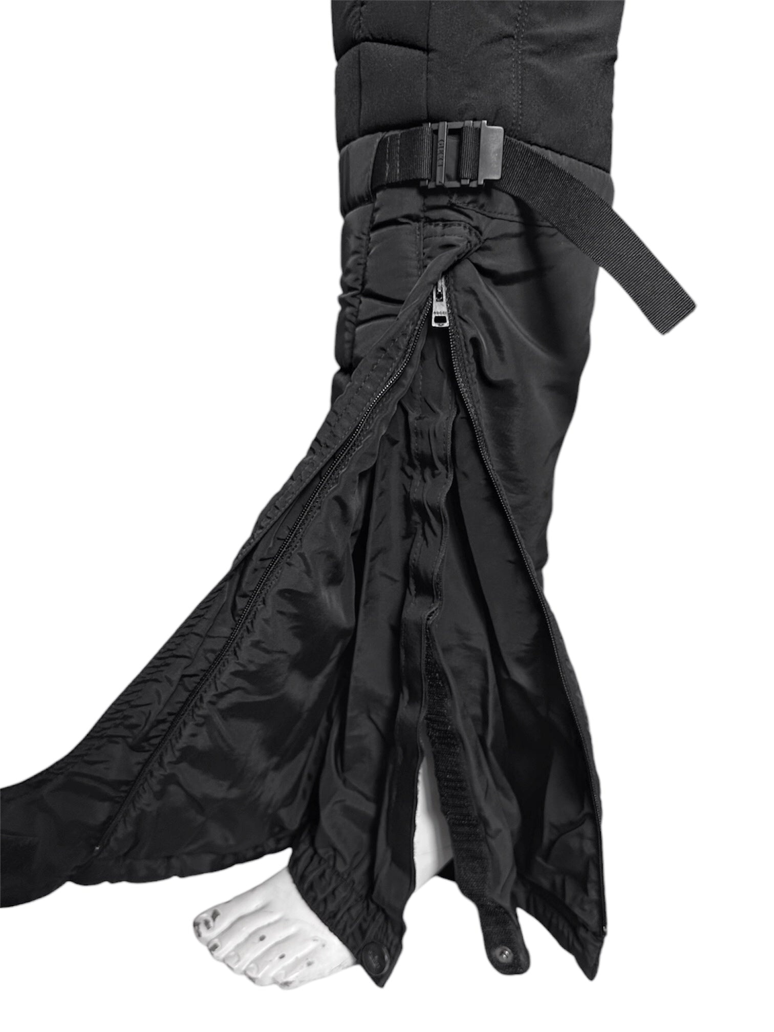 Gucci Fall 1999 Tom Ford Men’s Black Padded Ski Pants 46 - 5