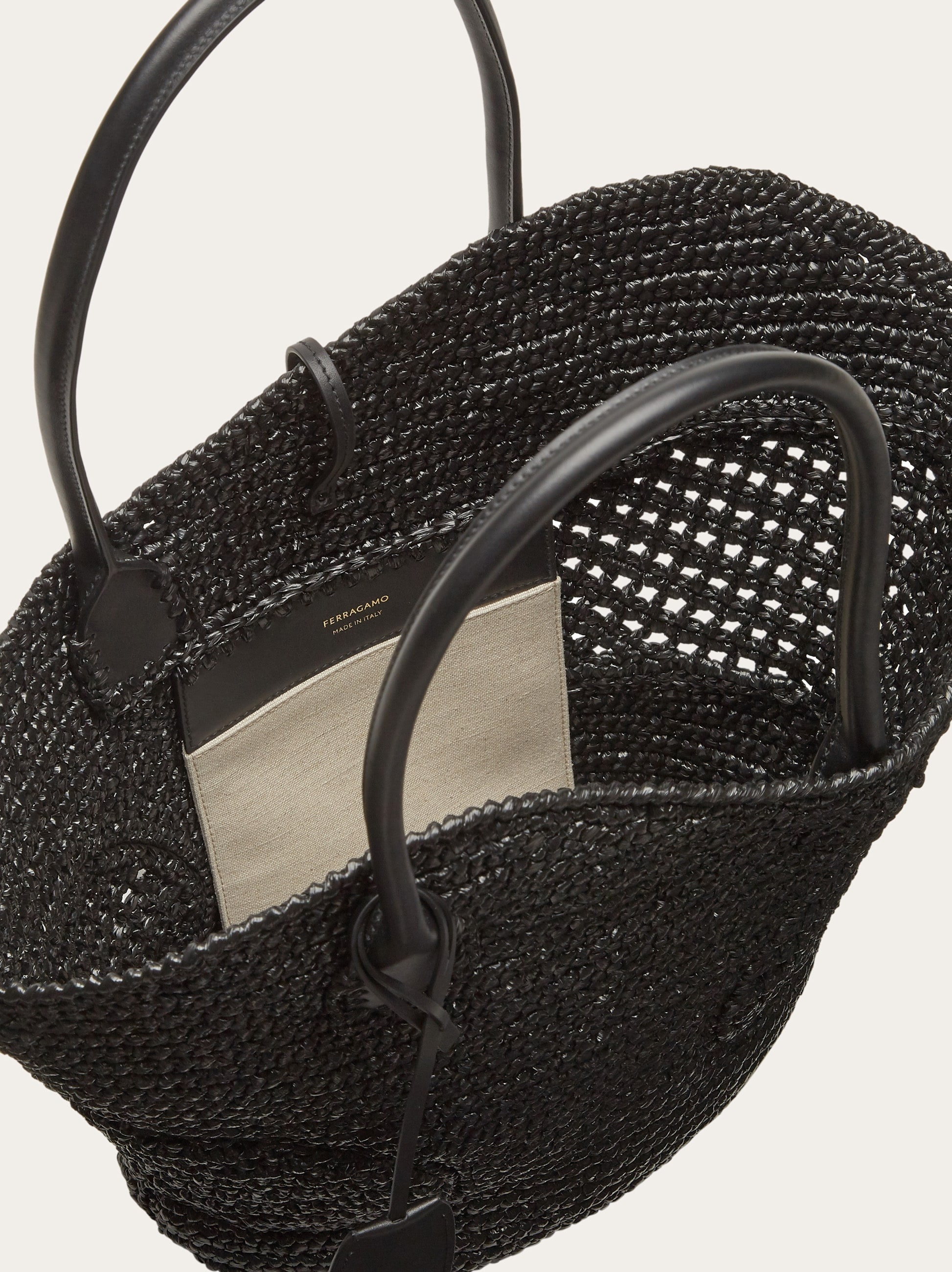 Tote bag with cut-out detailing (L) - 5