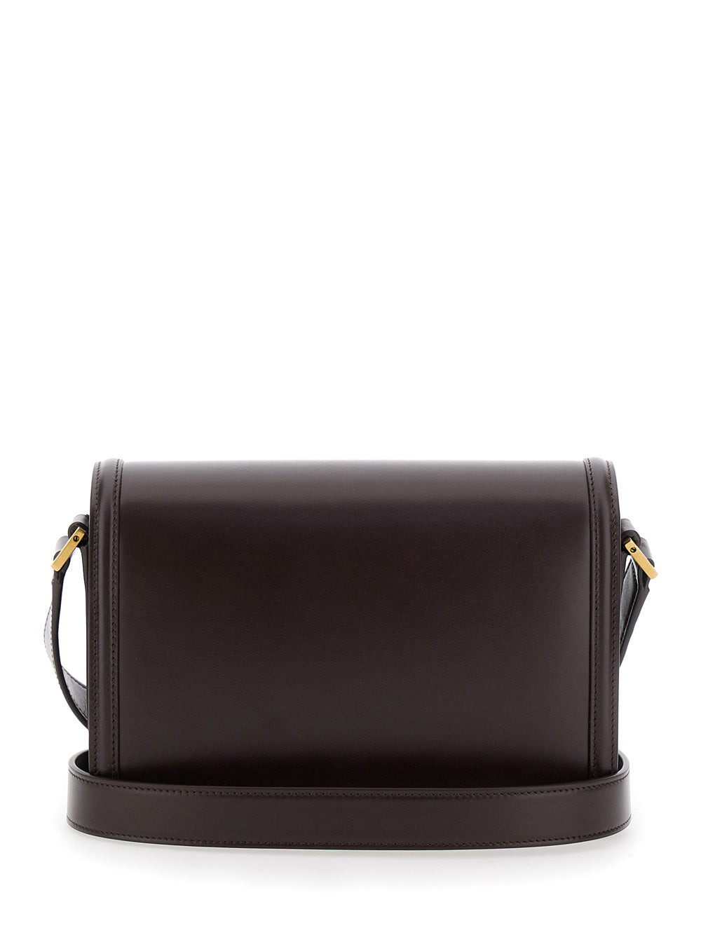 Saint Laurent Men 'Medium Solferino' Brown Satchel Bag With Cassandre In Smooth Leather Man - 4