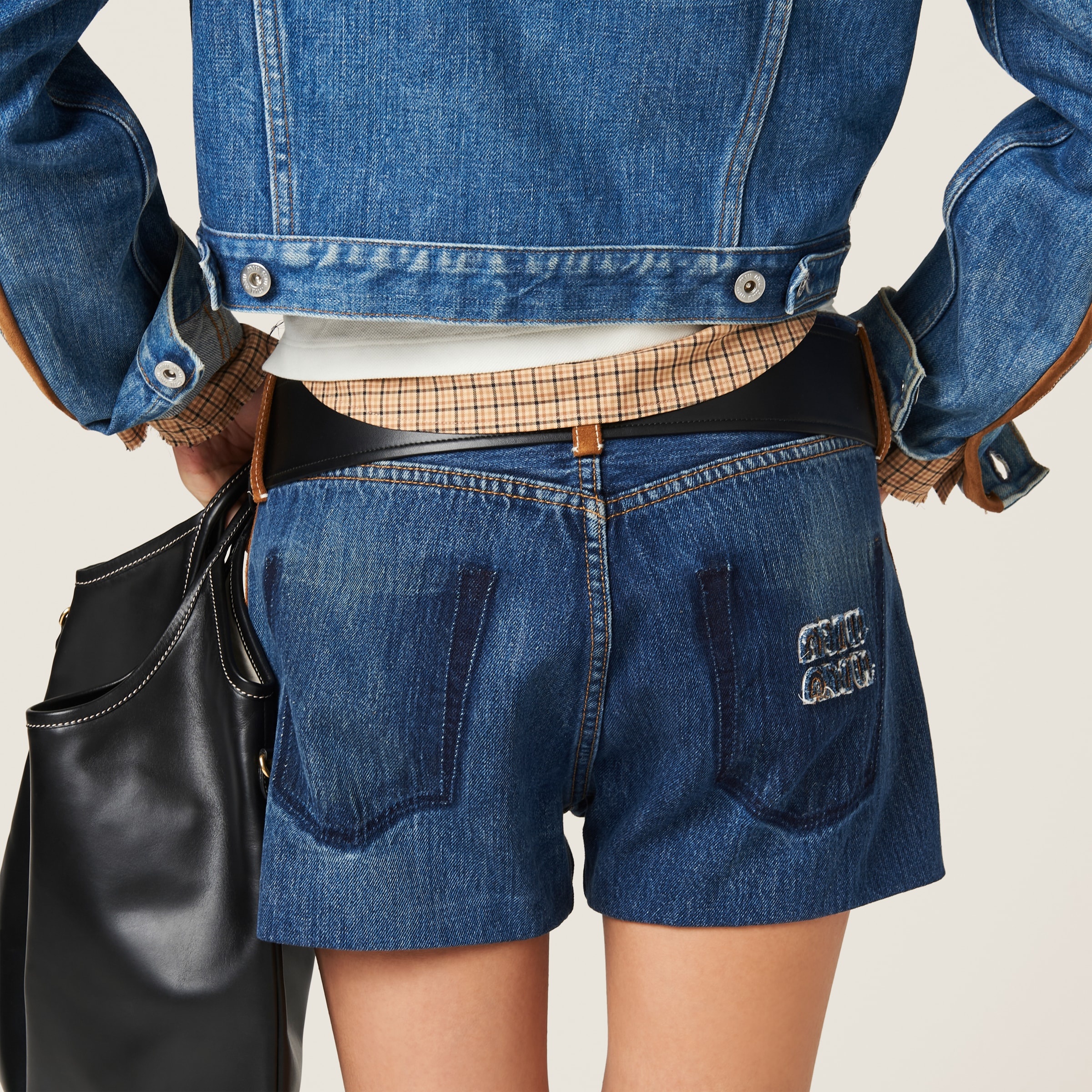 Denim shorts - 6