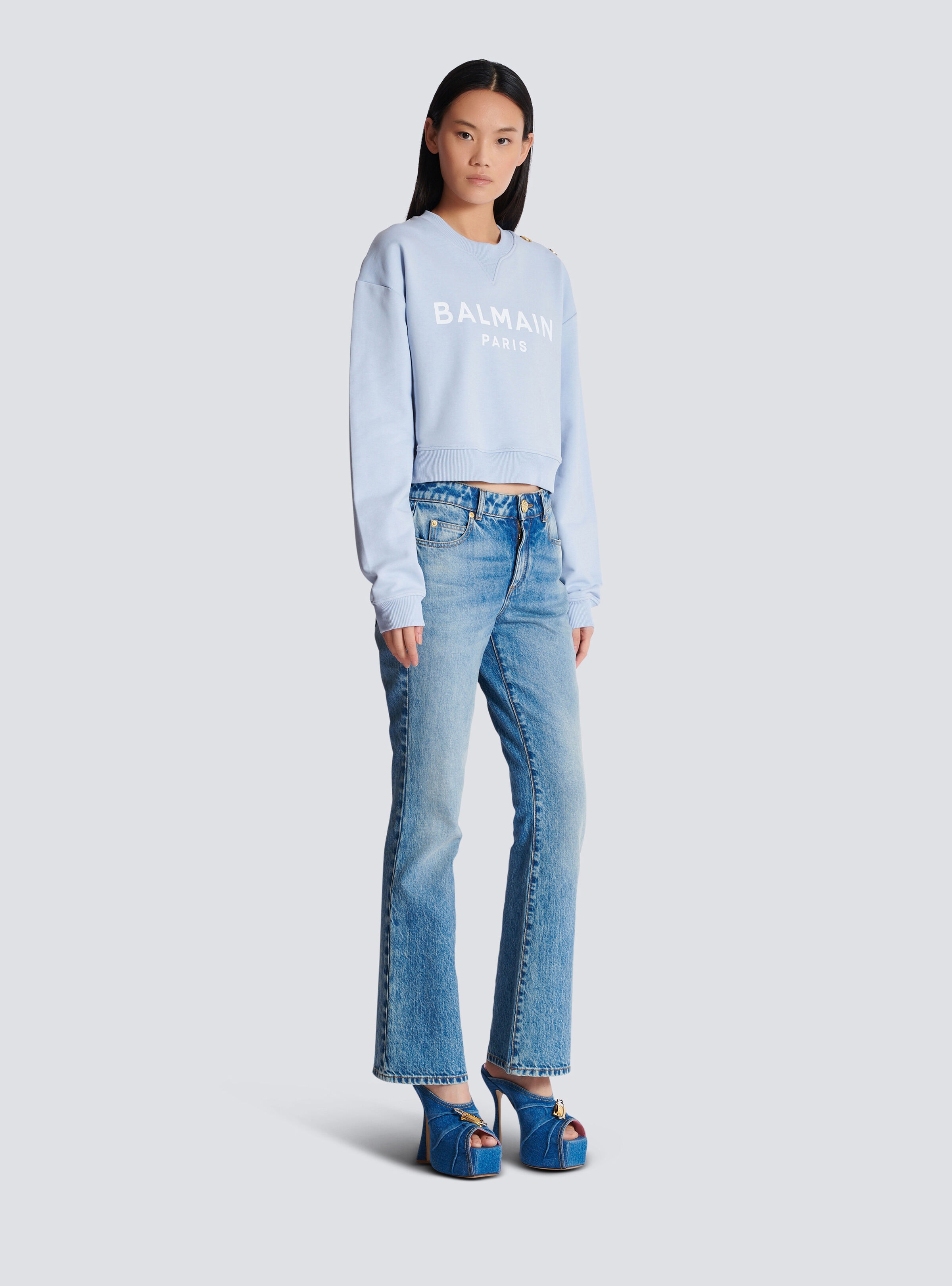 Printed Balmain Paris sweatshirt - 3