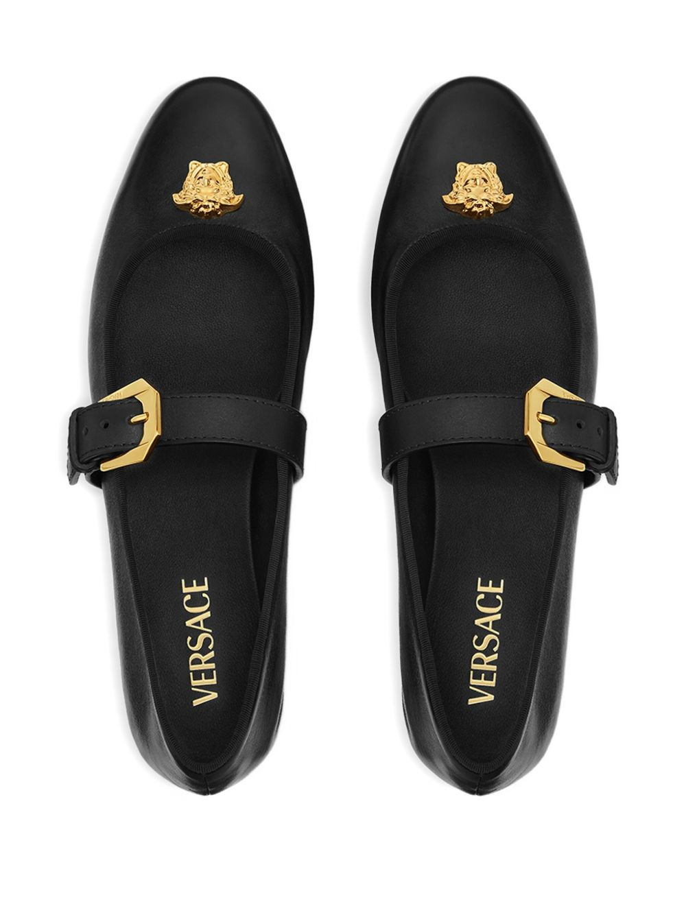 Medusa-buckle ballet flats - 3