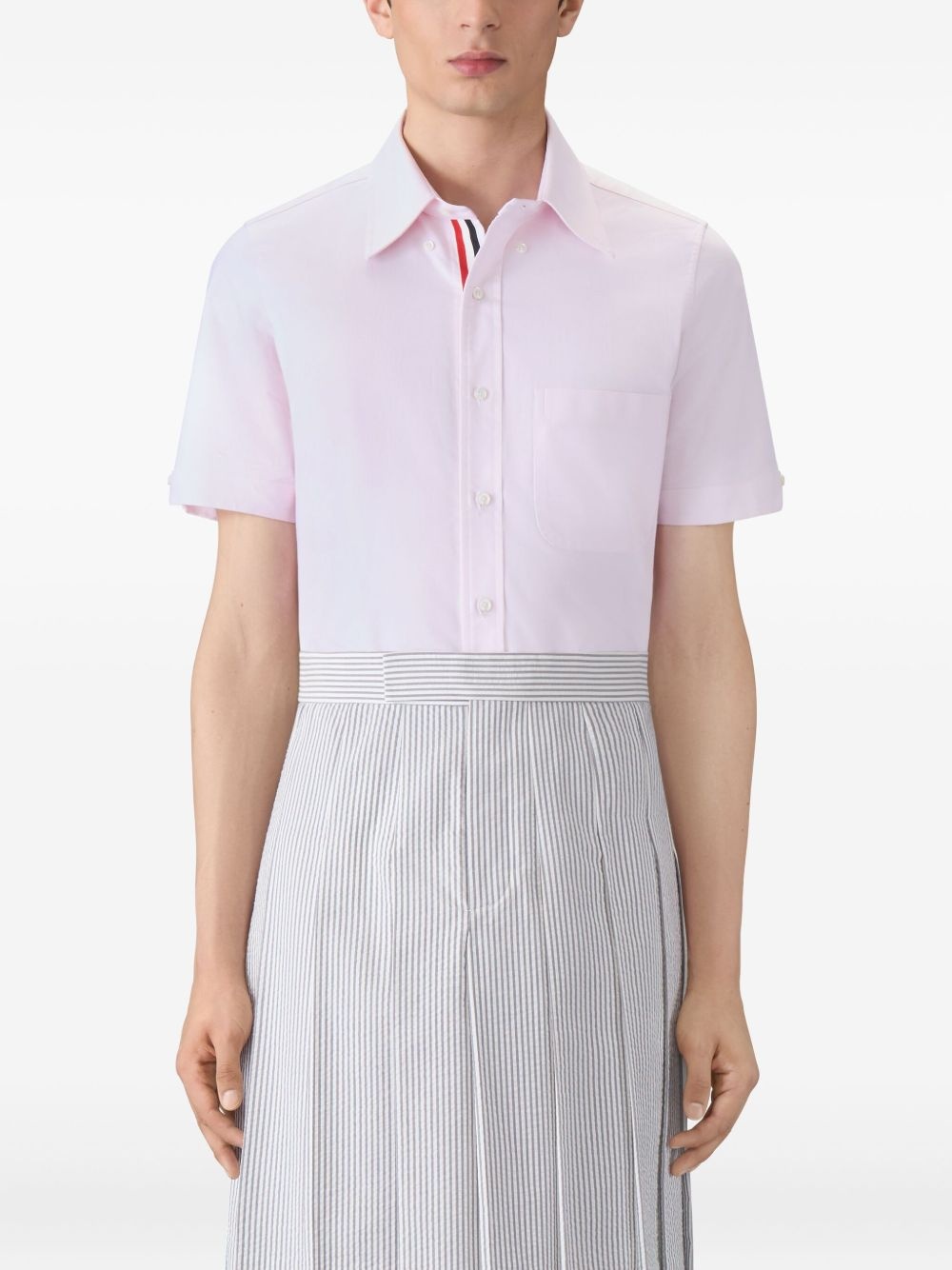 patch-pocket short-sleeve shirt - 3