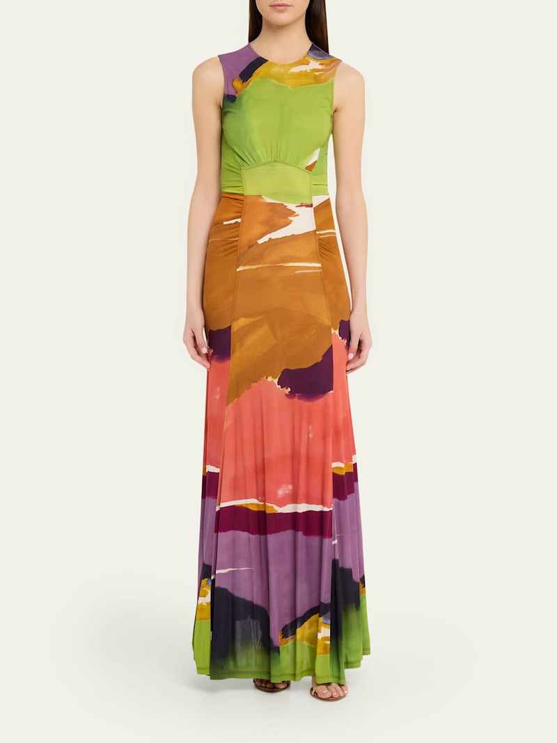 ULLA JOHNSON x Helen Frankenthaler Lana Sleeveless Jersey Maxi Dress outlook
