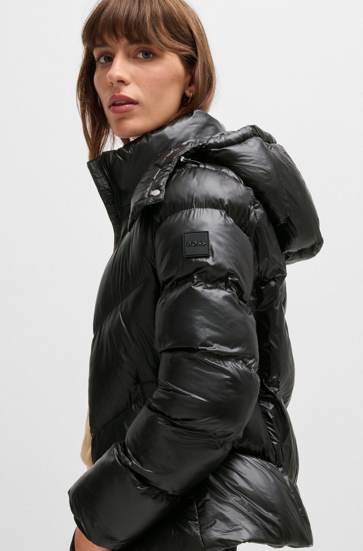 WATER-REPELLENT PADDED JACKET WITH ADJUSTABLE HOOD - 6