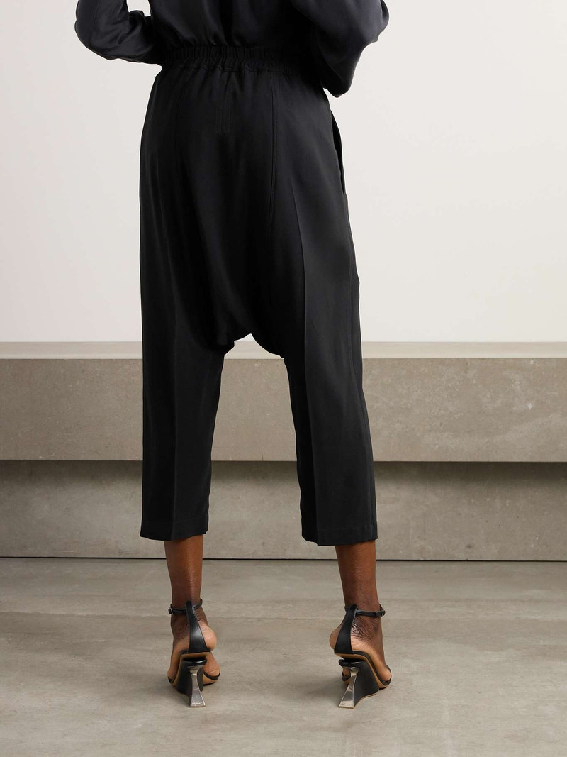Cropped crepe straight-leg pants 4
