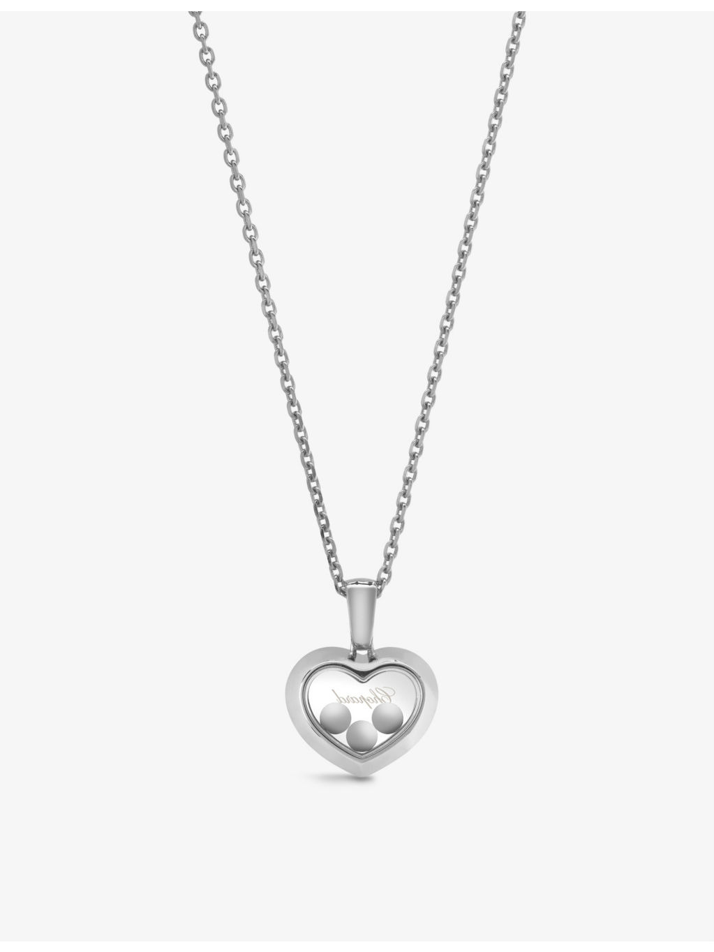 Happy Diamonds 18ct white-gold and 0.15ct diamond necklace - 3