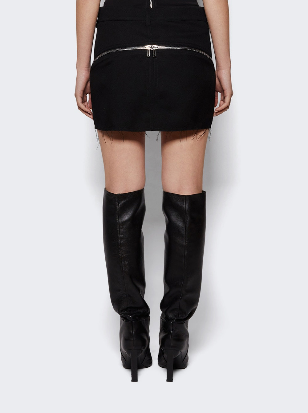 Bolan Banana Mini Skirt Black - 4