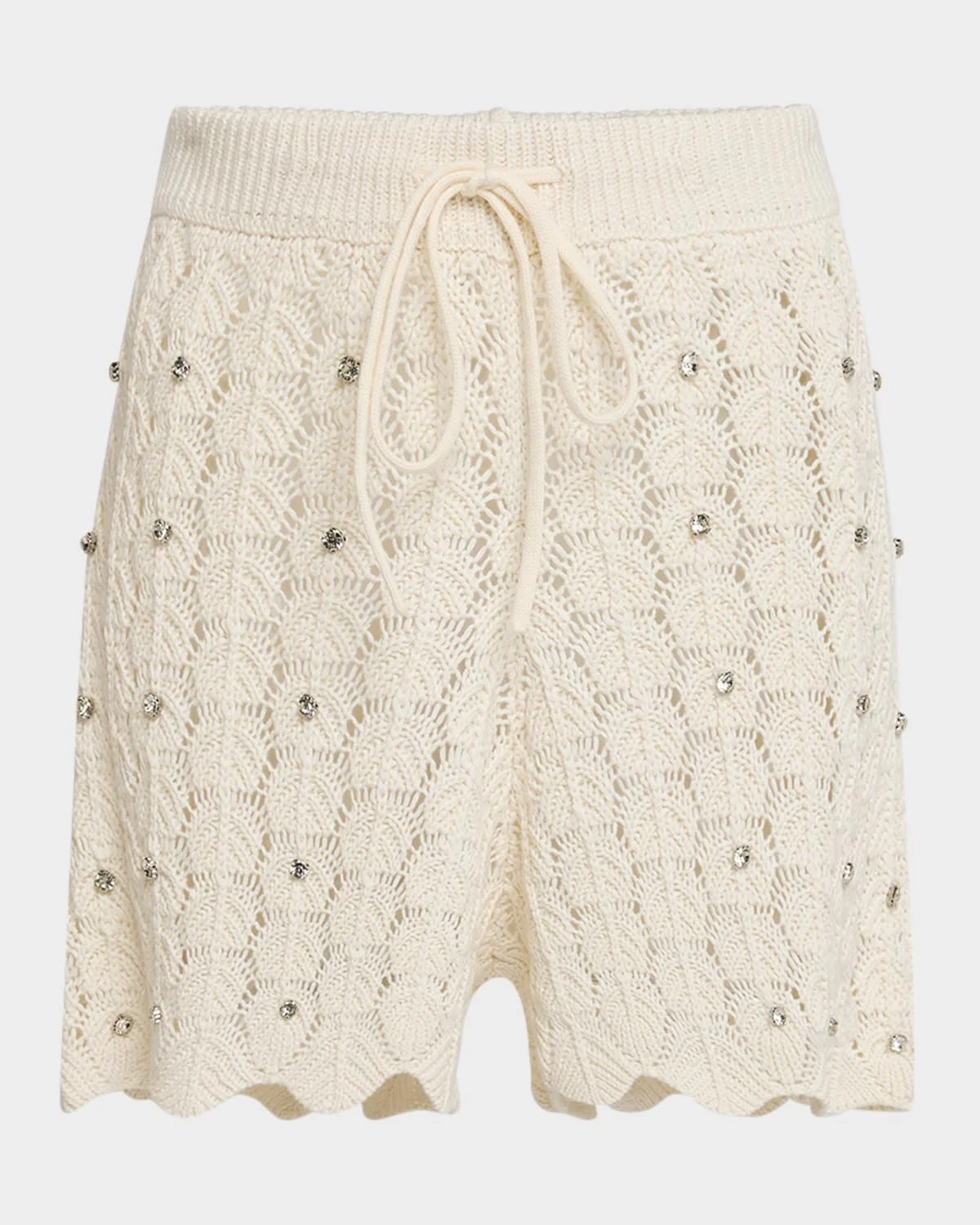 Joe Embellished Pointelle Shorts - 1