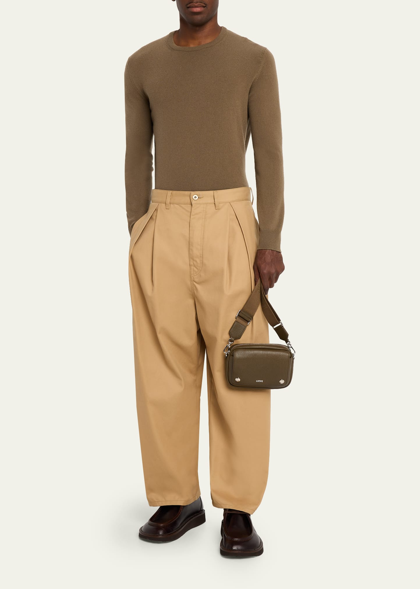 Men's Pebble Leather Camera Bag - 6
