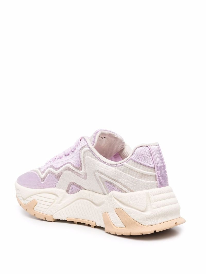 panelled-design sneakers - 3