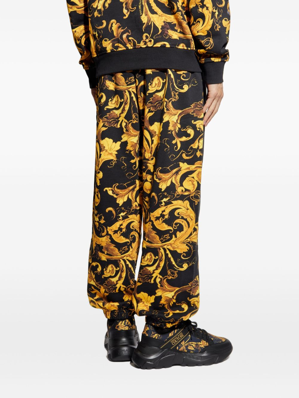 Barocco-print track pants - 4