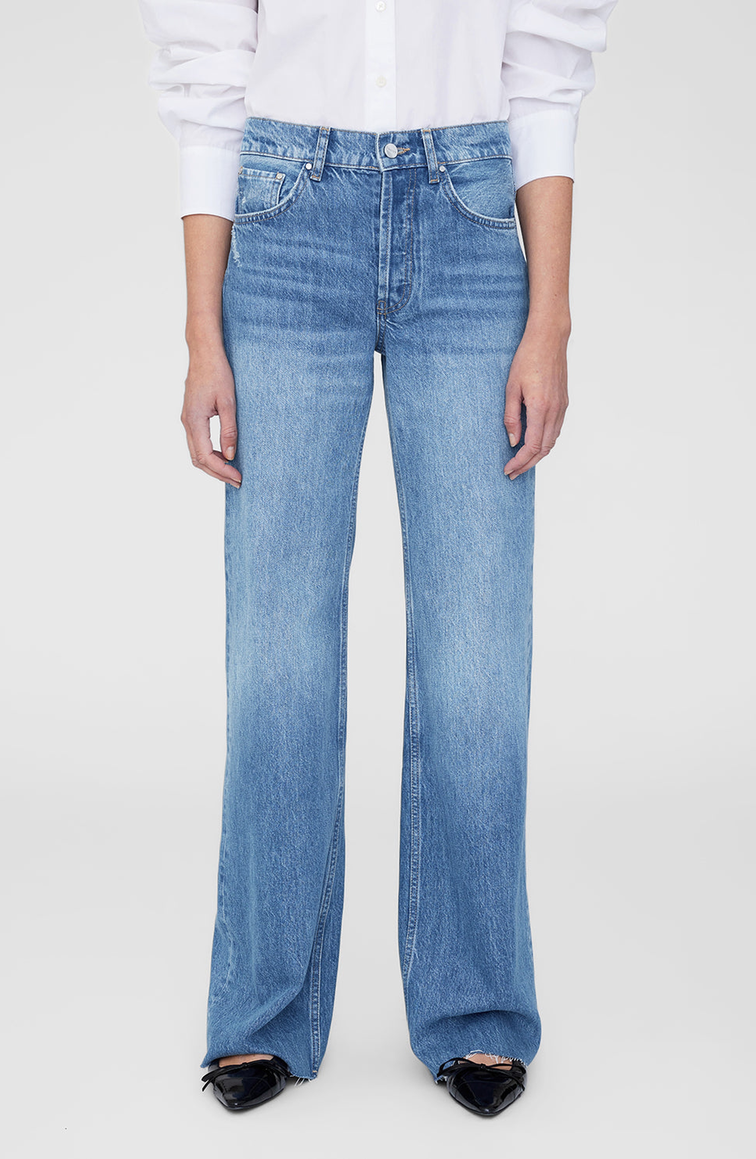 ANINE BING Hugh Jean in Panama Blue at Nordstrom - 1
