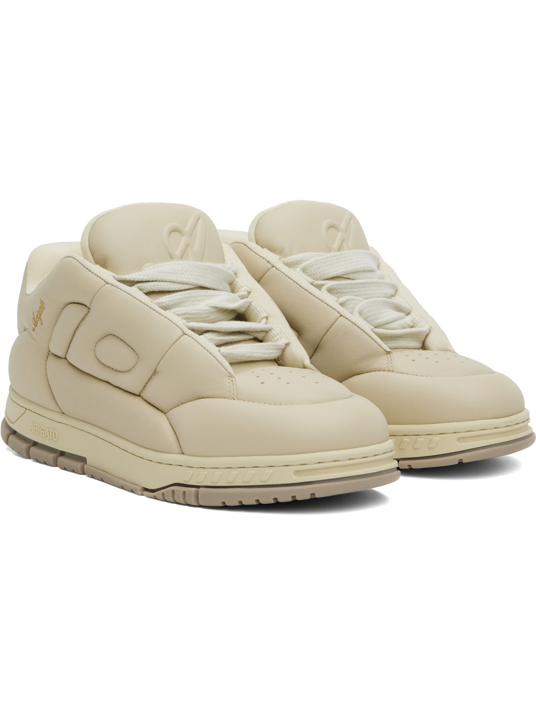 Beige Area Puff Puff Sneakers - 4