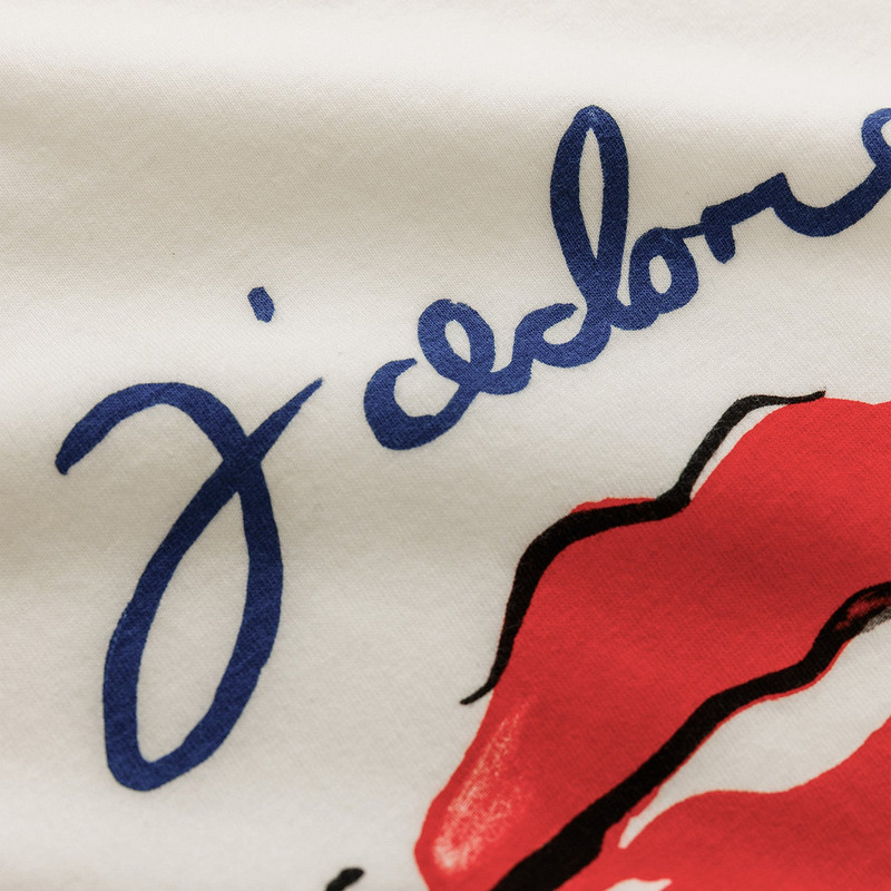 J'adore Vintage White T-Shirt 5