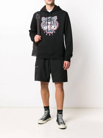 KENZO embroidered-motif hoodie outlook