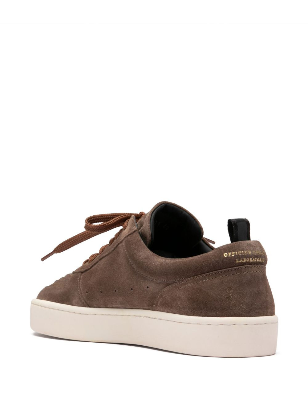 KRAB 001 suede leather sneakers - 4