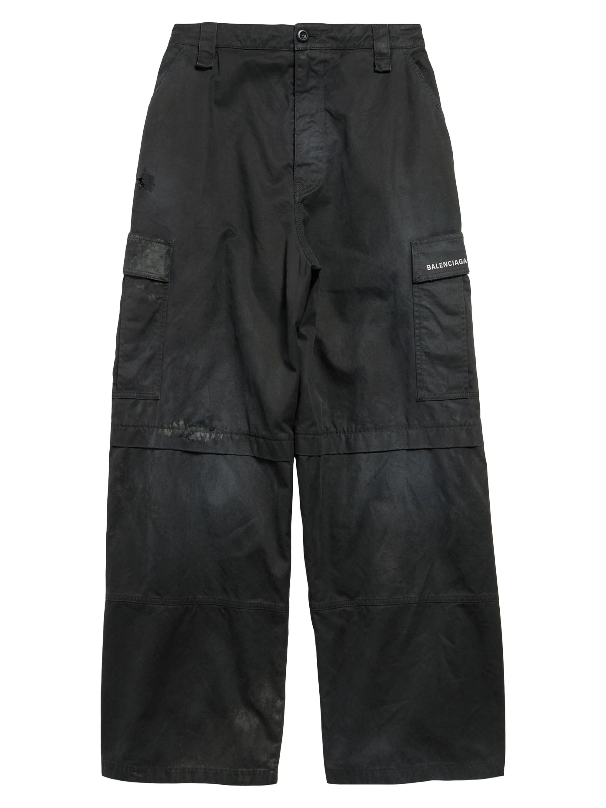 Men's Hybrid Large Fit Pants - Black - 1