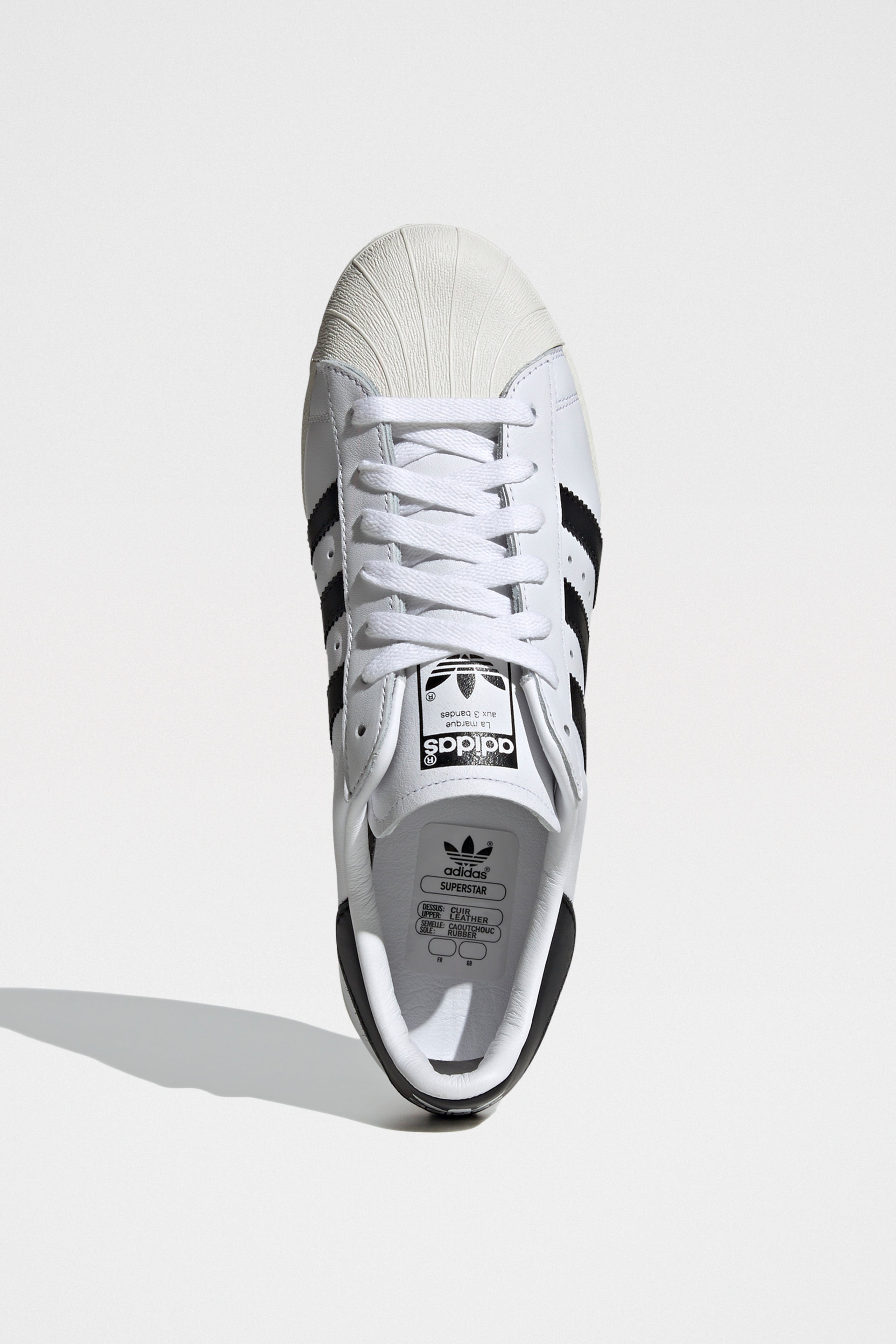 ADIDAS ORIGINALS SUPERSTAR 82 WHITE / BLACK - 5