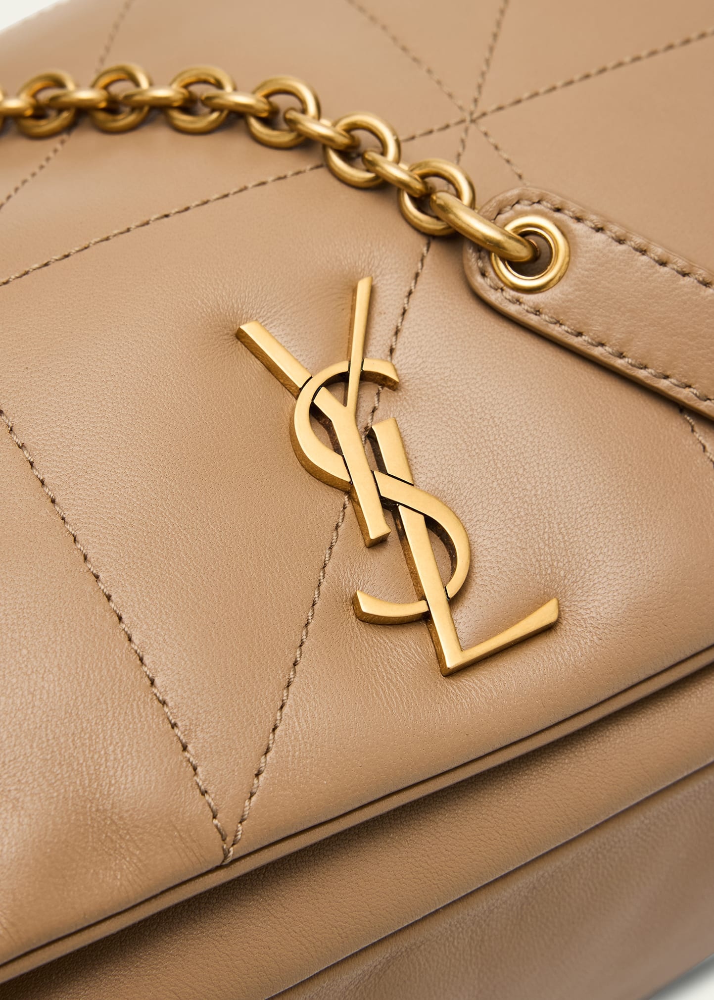 Jamie 4.3 Small YSL Shoulder Bag in Quilted Smooth Leather - 5