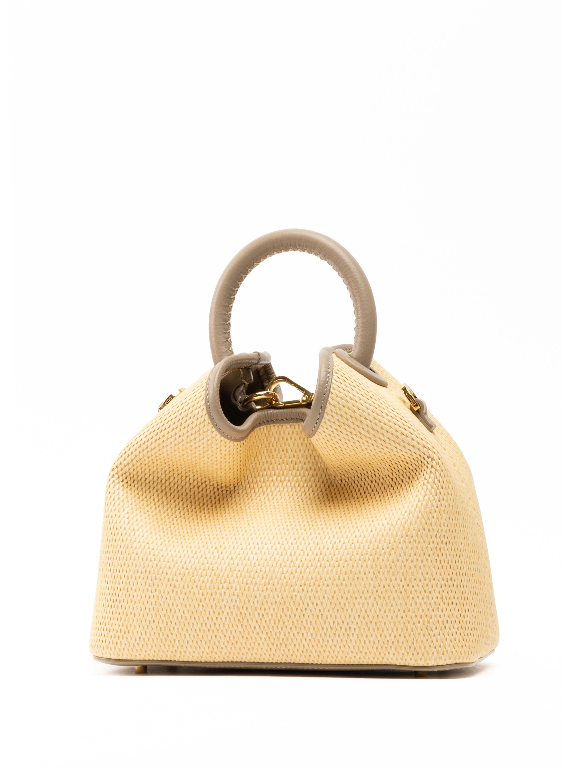 Baozi Raffia/Leather Natural/Taupe - 3