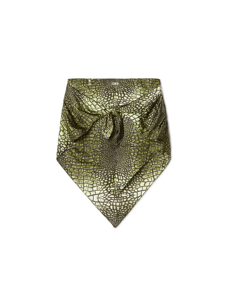 녹색 Crocodile Bandana 스커트 1
