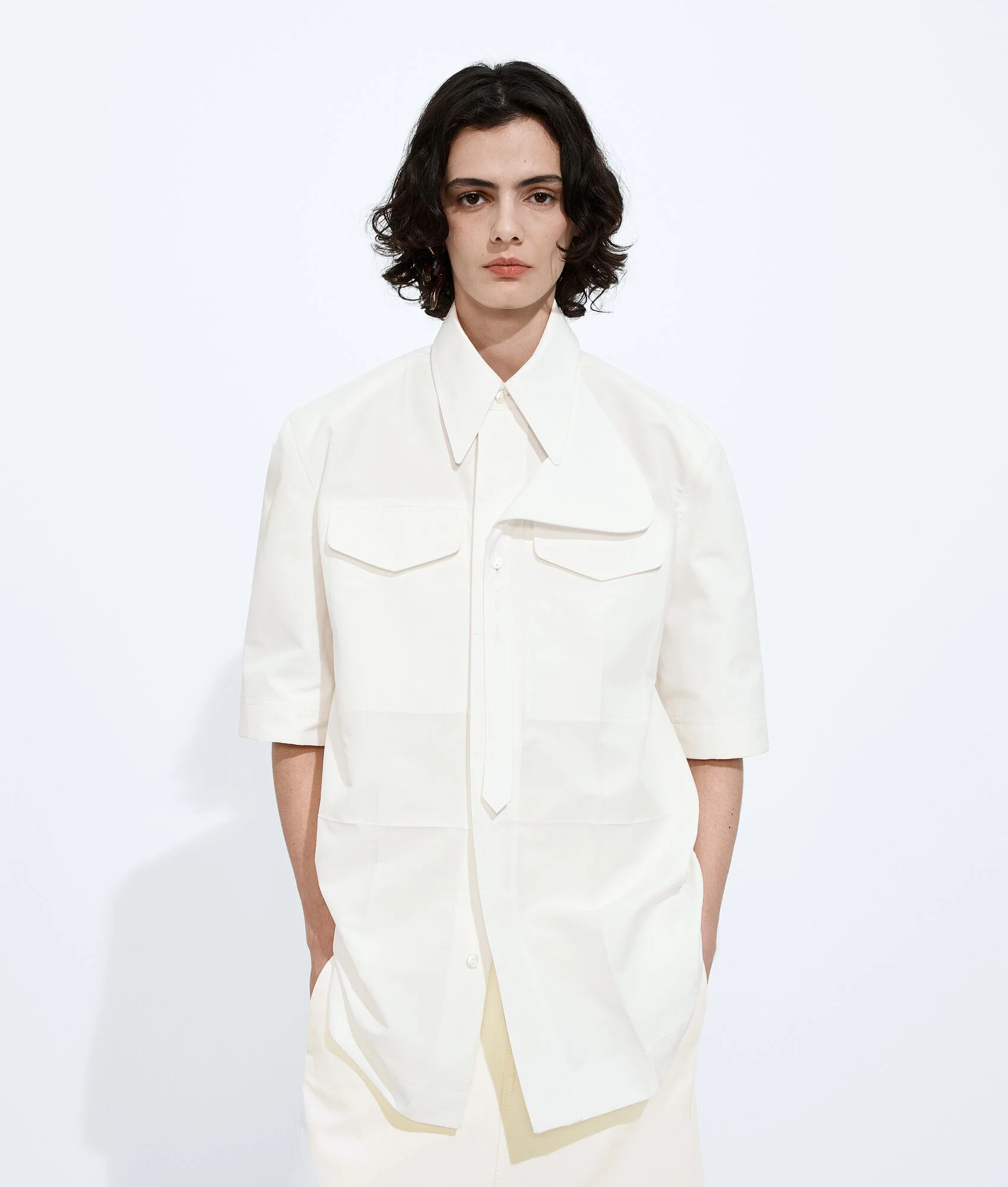 Compact Cotton Toile Shirt - 1