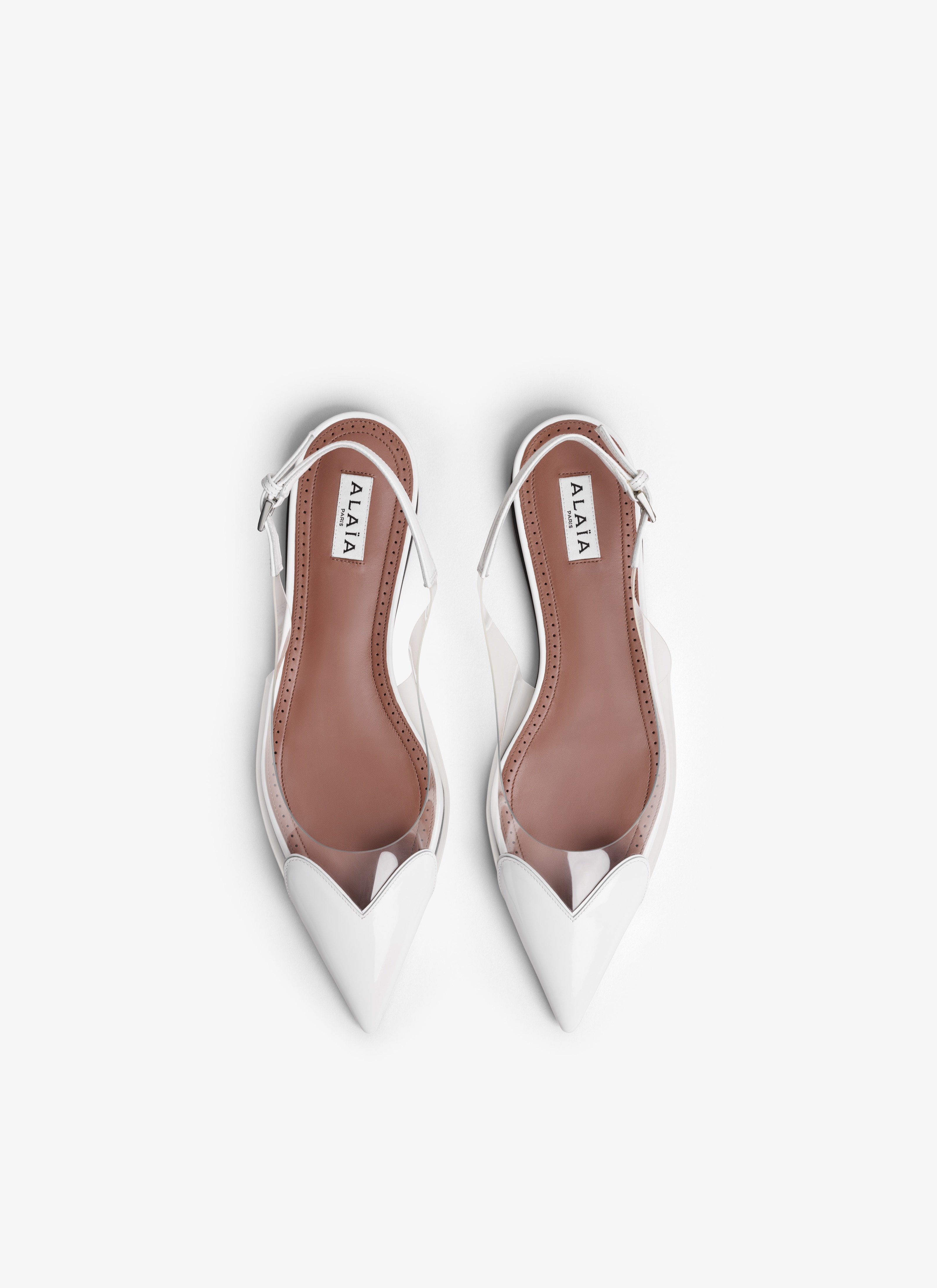 LE CŒUR FLAT SLINGBACKS IN PATENT CALFSKIN - 3