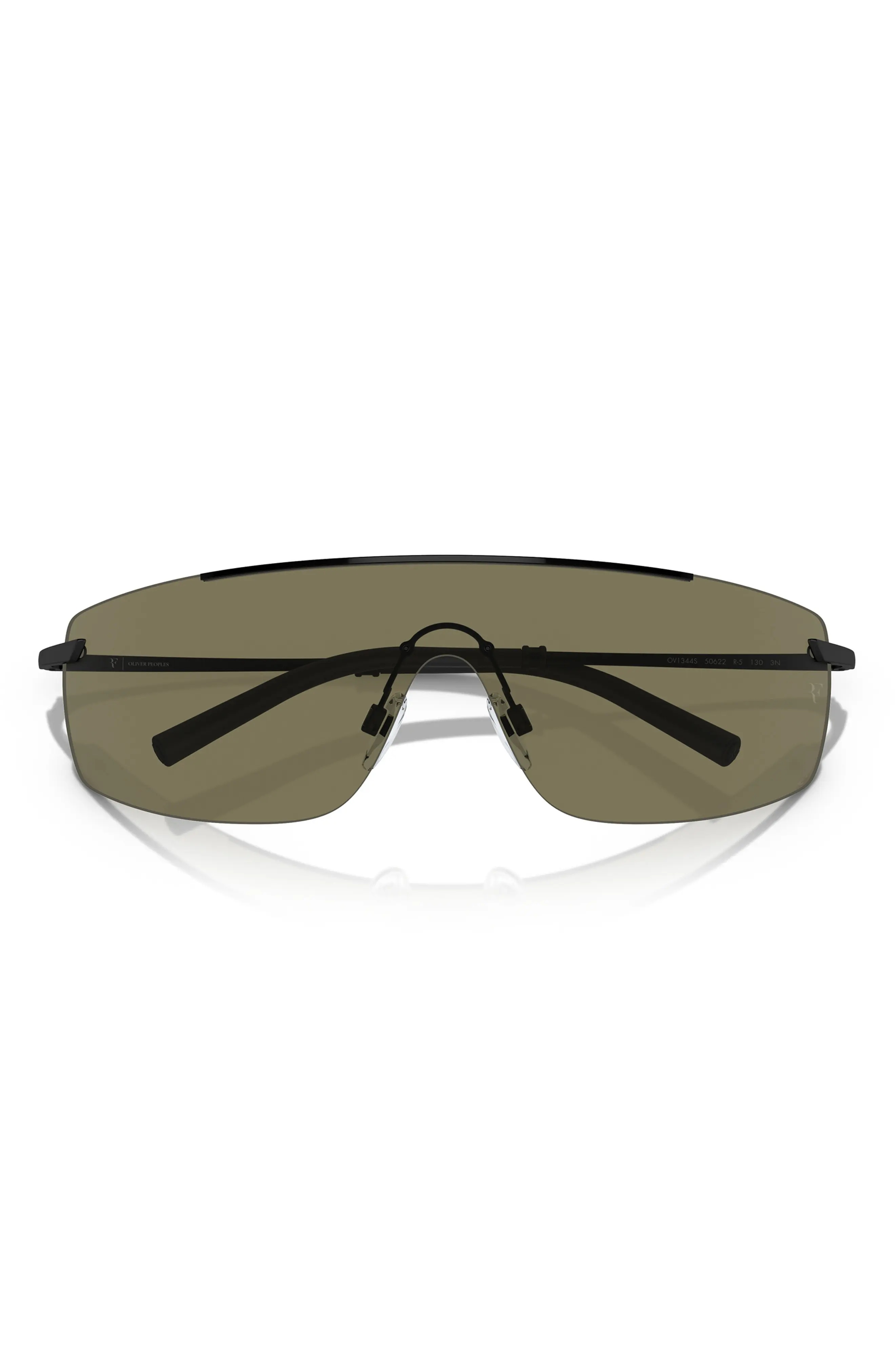 Roger Federer 138mm Rimless Shield Sunglasses - 1