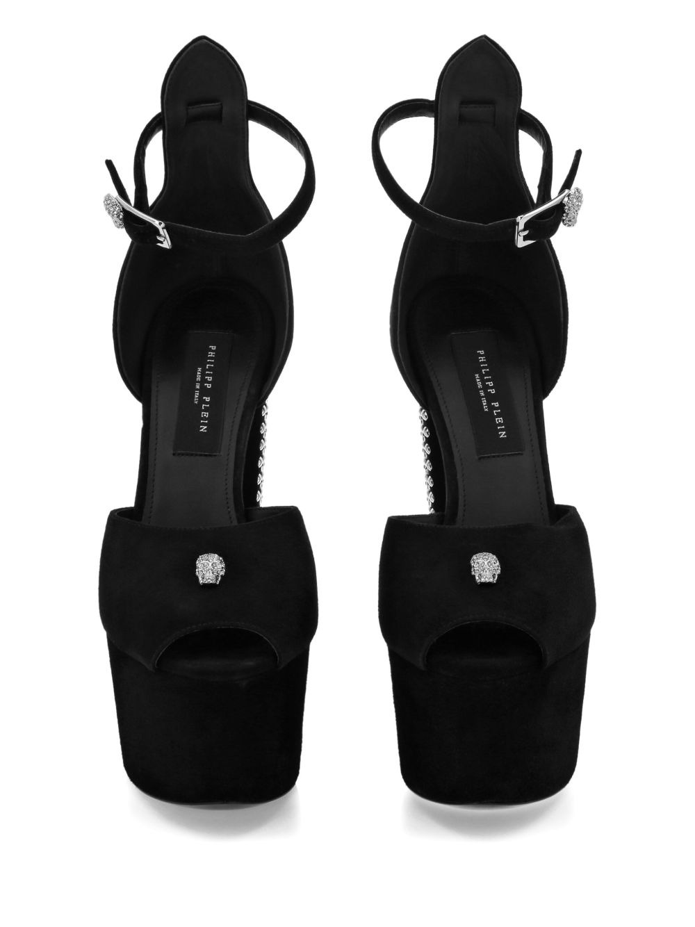 skull-stud platform sandals - 2