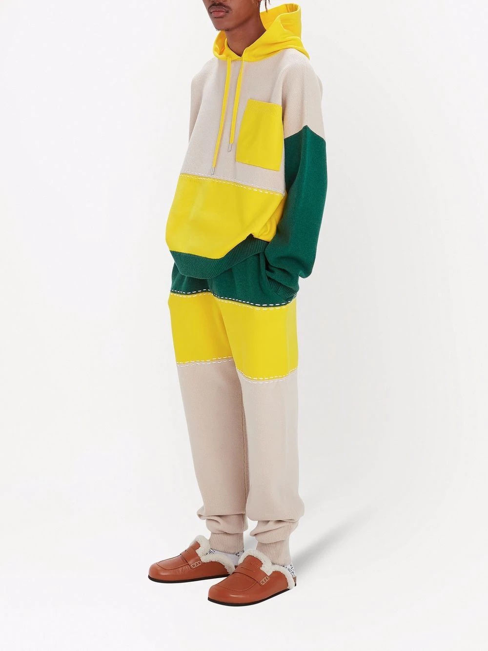 colour-block track pants - 3