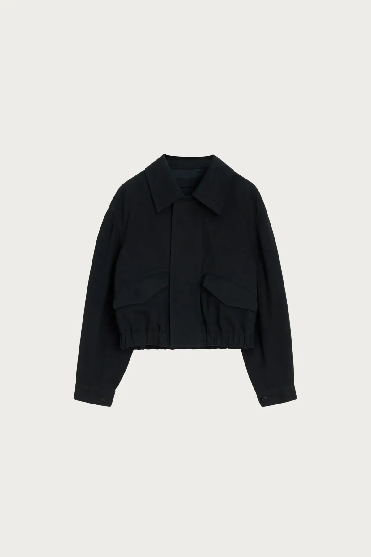 Short Blouson - Black - 1