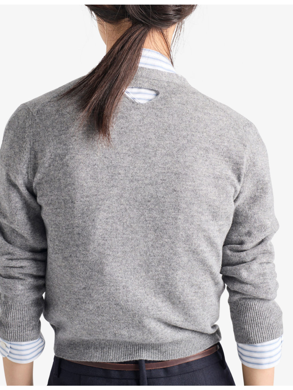 V-Neck Slim-Fit Cashmere Cardigan - 5