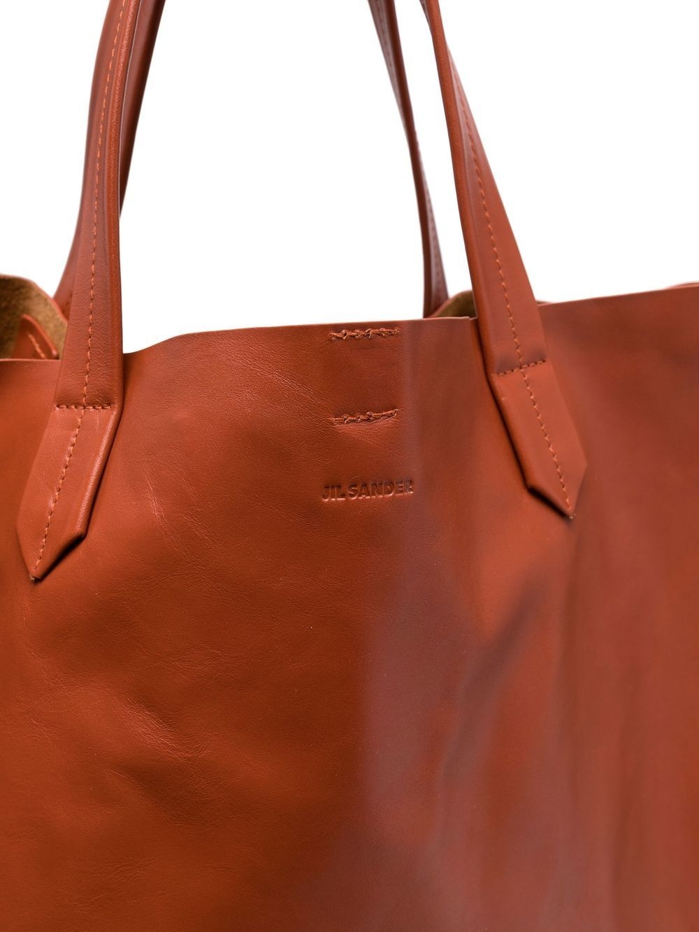 leather tote bag - 4