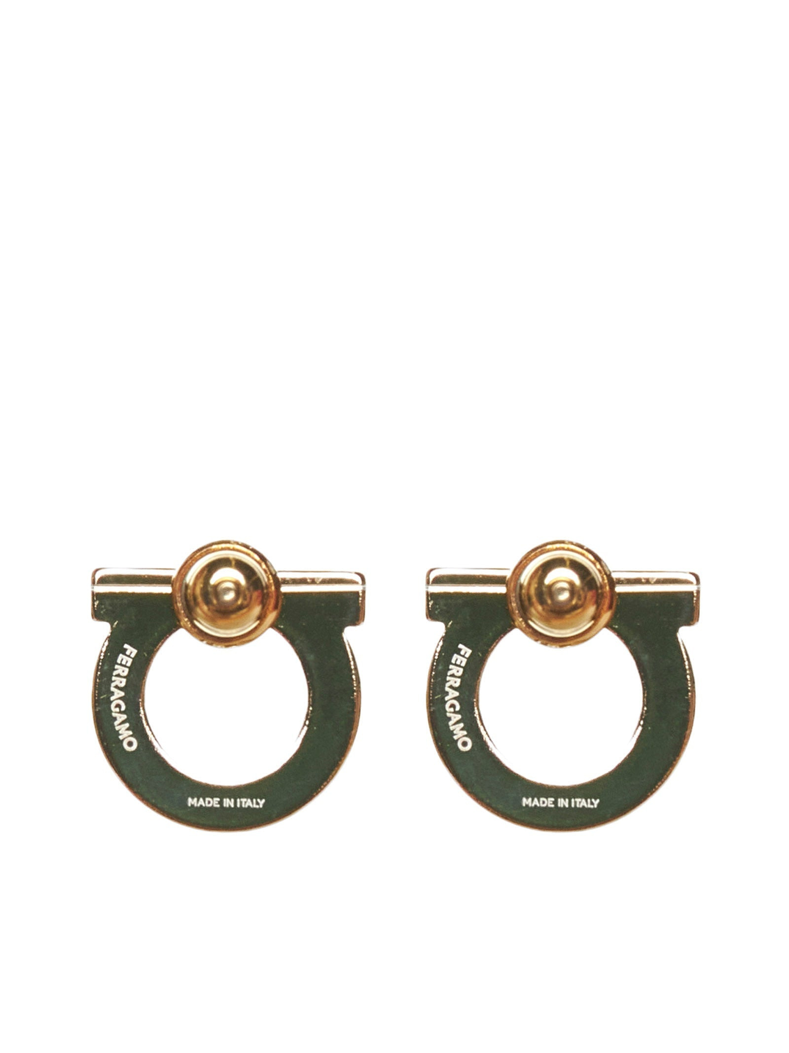 Ferragamo Women Gancini Earrings With Pearls - 2