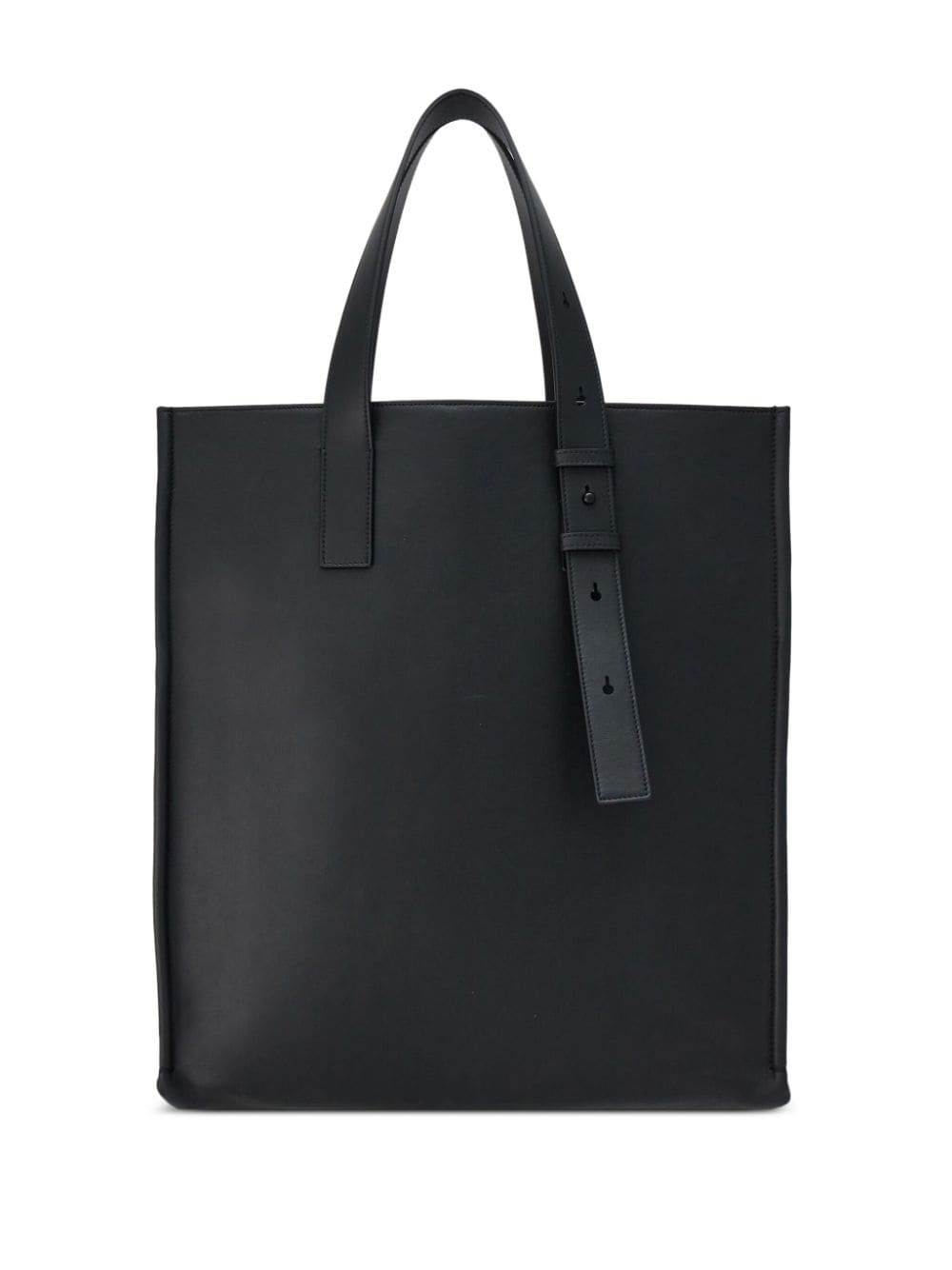 North-South leather tote bag - 3