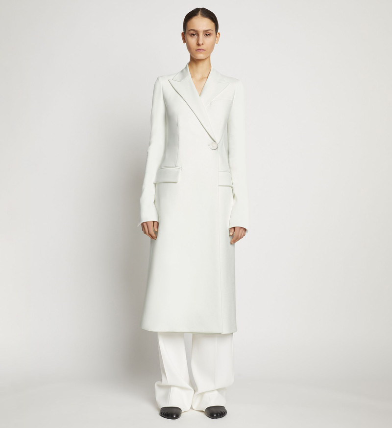 Proenza Schouler Bi-Stretch Crepe Wrap Coat outlook