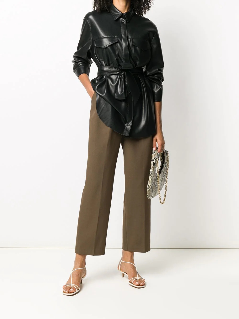tie-waist shirt - 2