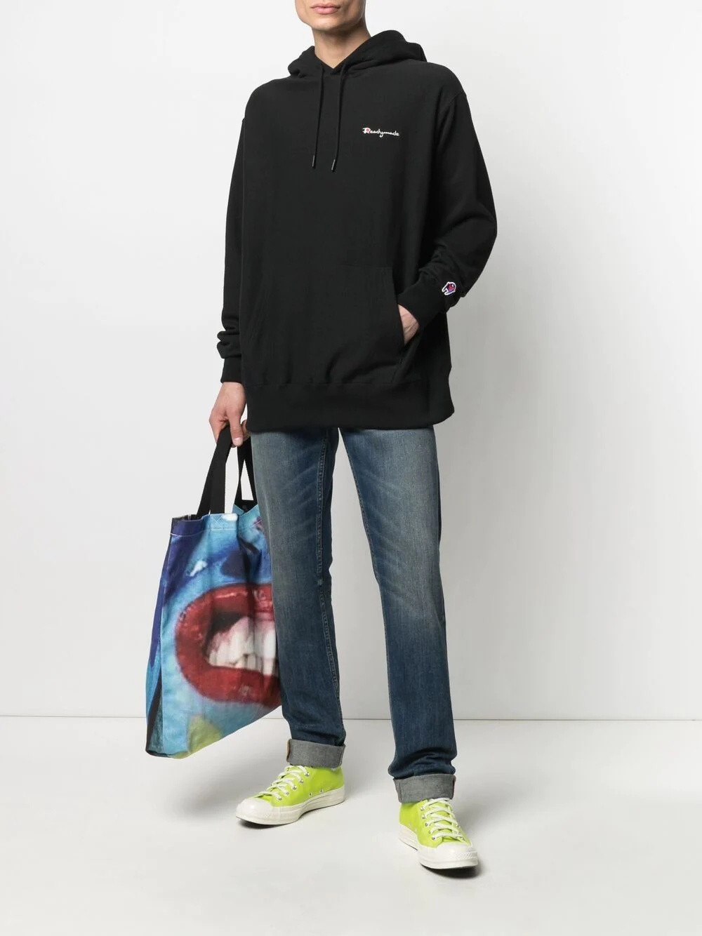 embroidered hoodie - 3