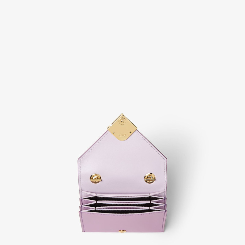 FF Diamonds Card Case Lilac leather card case 3