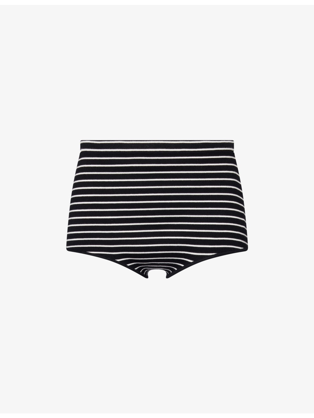 Alissa Striped Knitted Shorts - 1