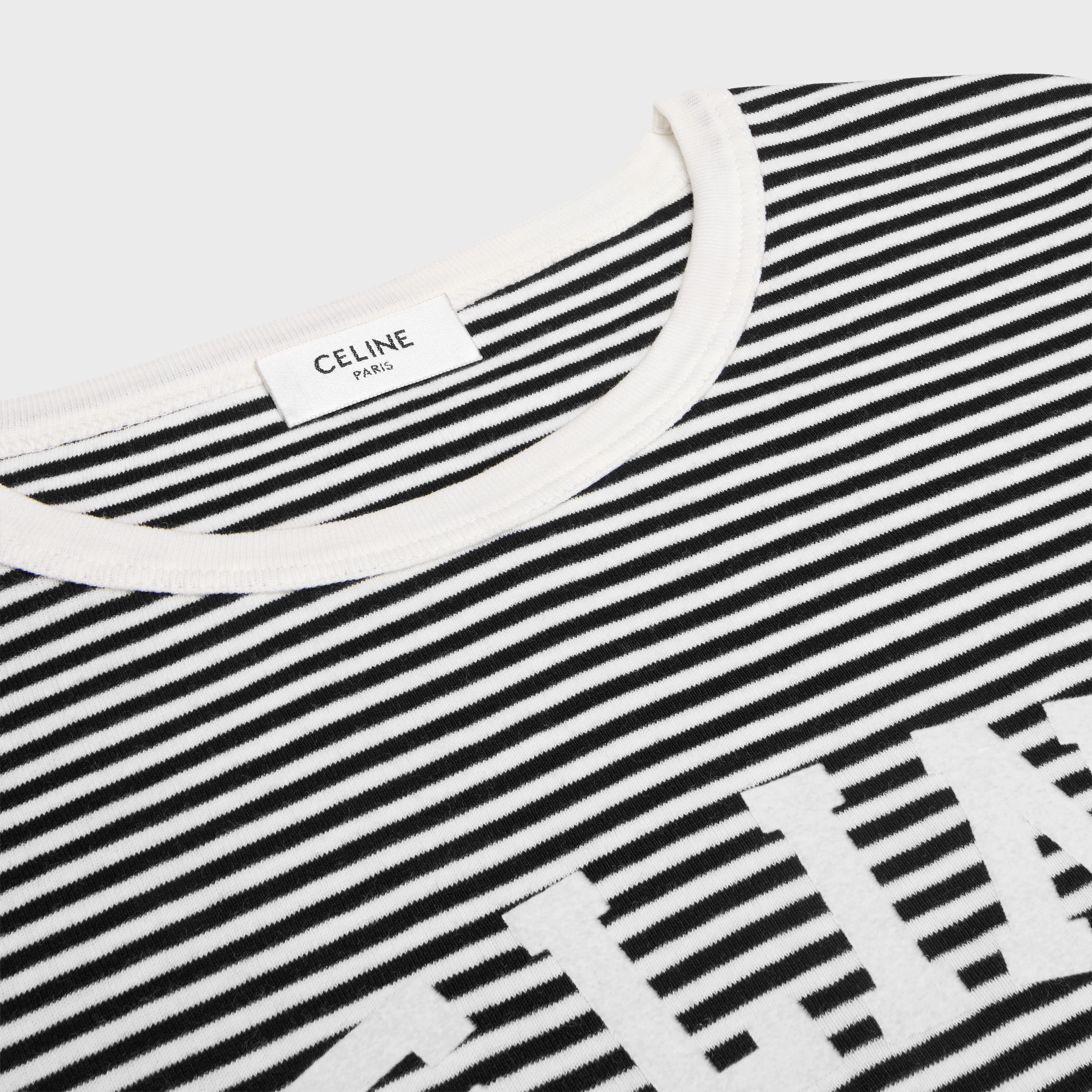 Tシャツ・カットソー CELINE Celine 70's tshirt in striped iersey Women's Celine 70's t-shirt in striped jersey | CELINE | 24S