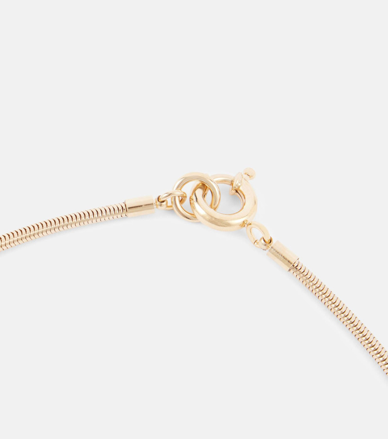 Isabel Marant Crystal-embellished pendant necklace outlook