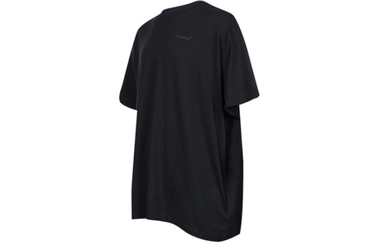 Off-White SS22 Pattern Cotton Short Sleeve Black OMAA038C99JER0041010 - 3