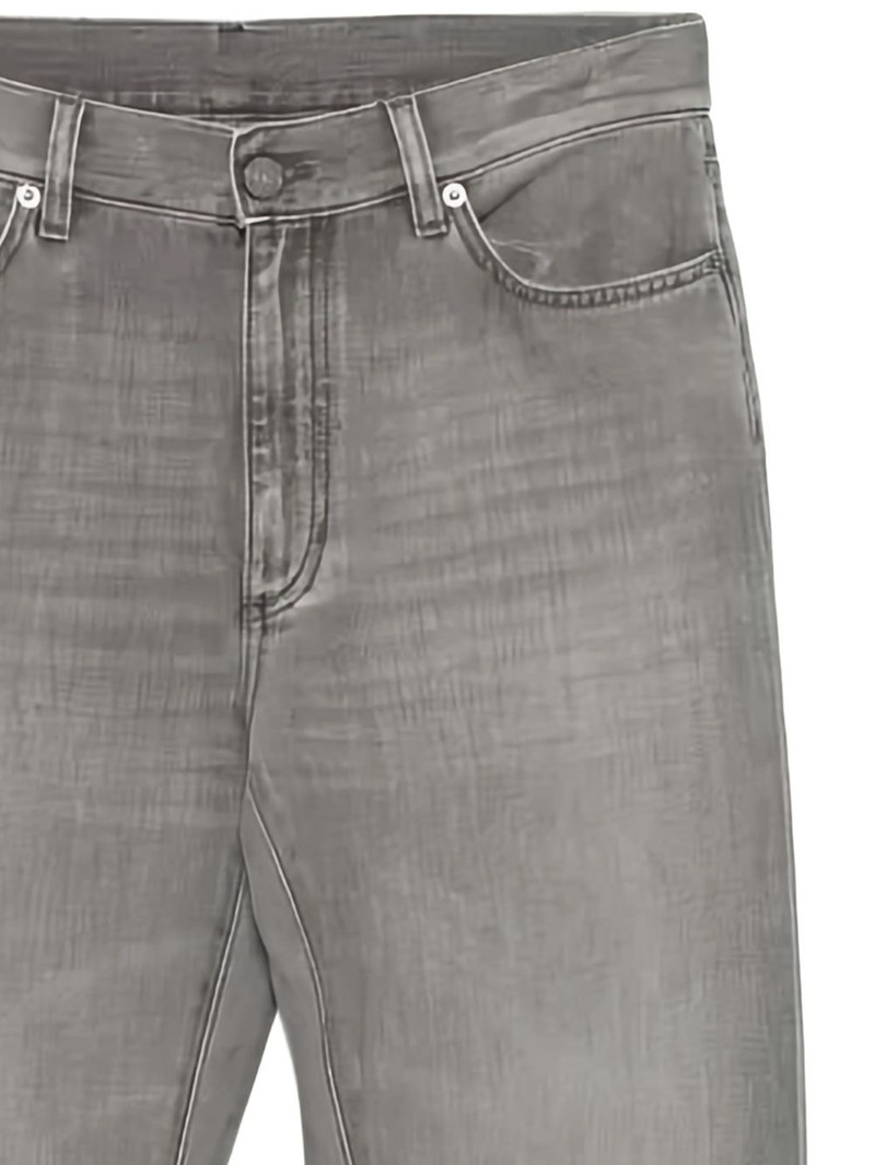 ZEGNA leather patch jeans outlook