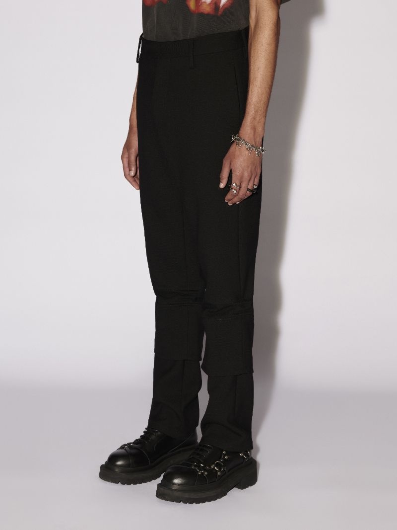 KNEE DETAIL PANTS - 10