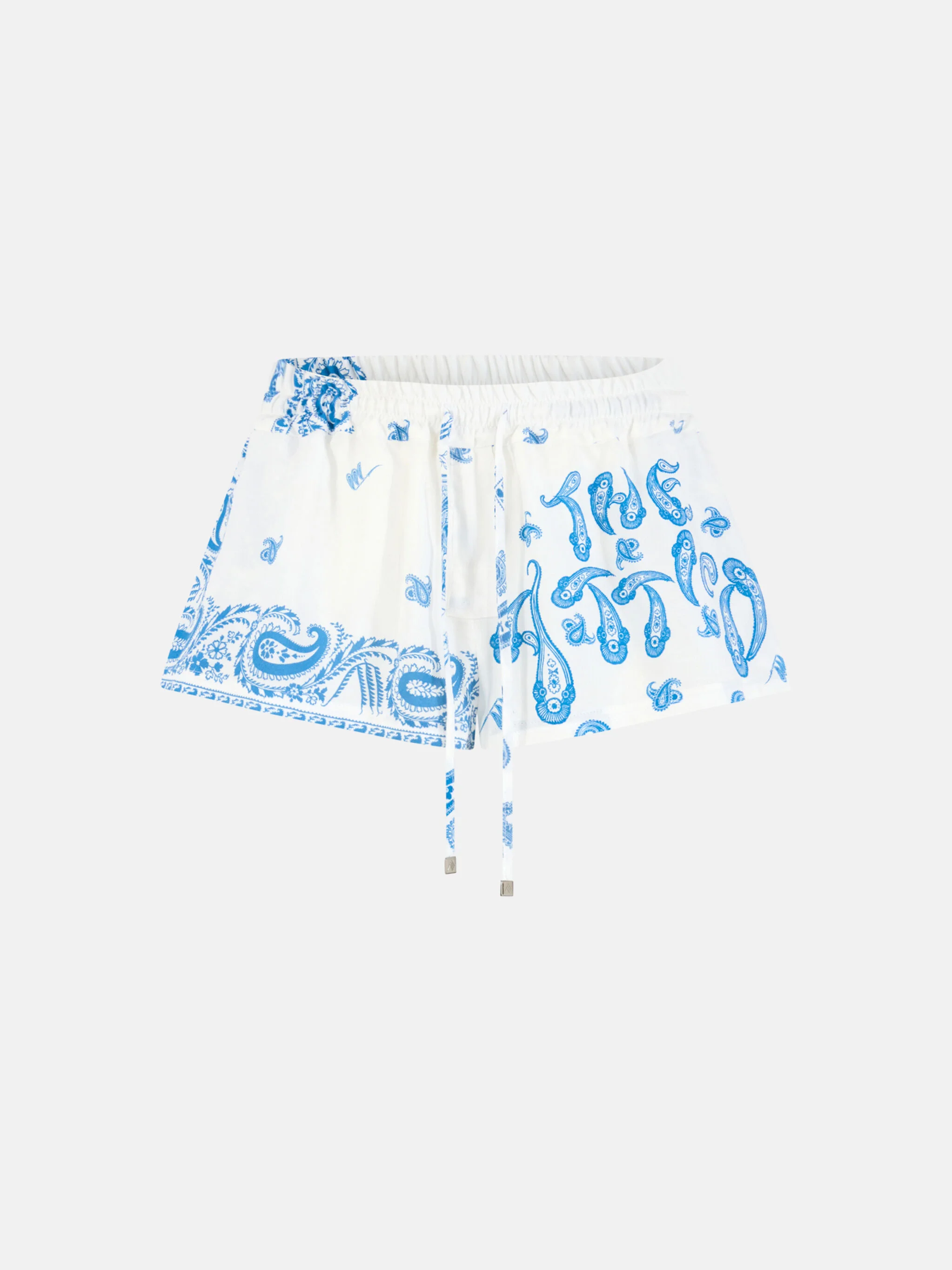 LIGHT BLUE AND WHITE SHORTS - 1